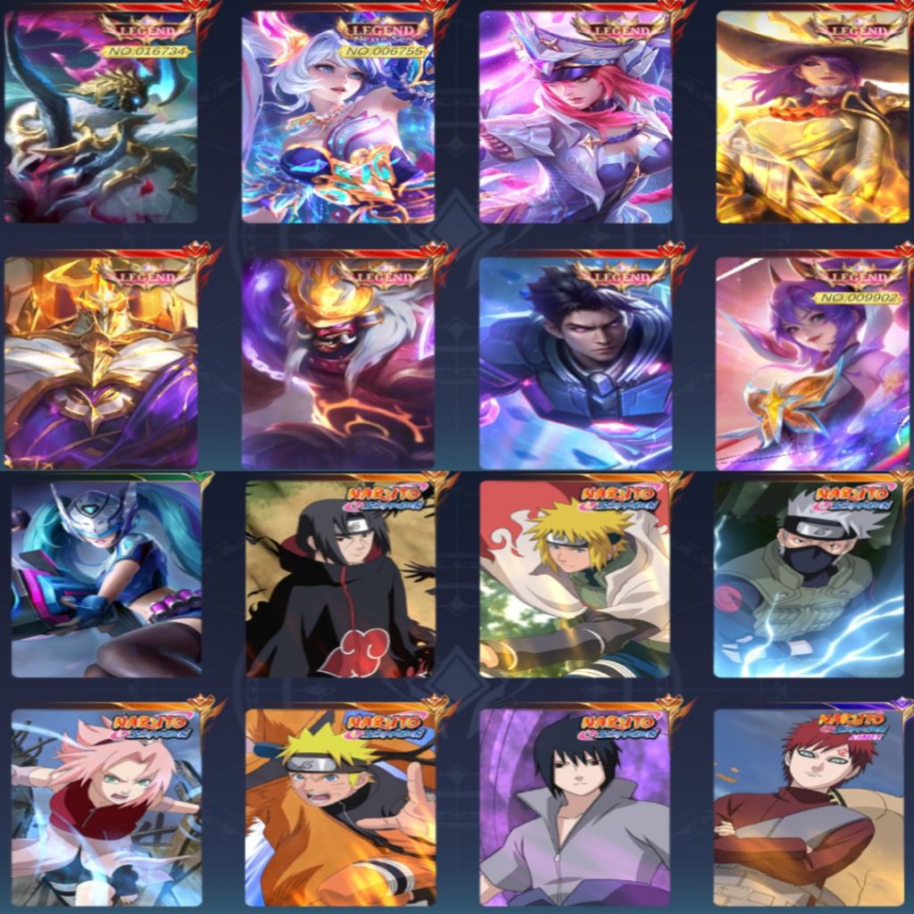 akun mobile legends skin legend skin limited gg