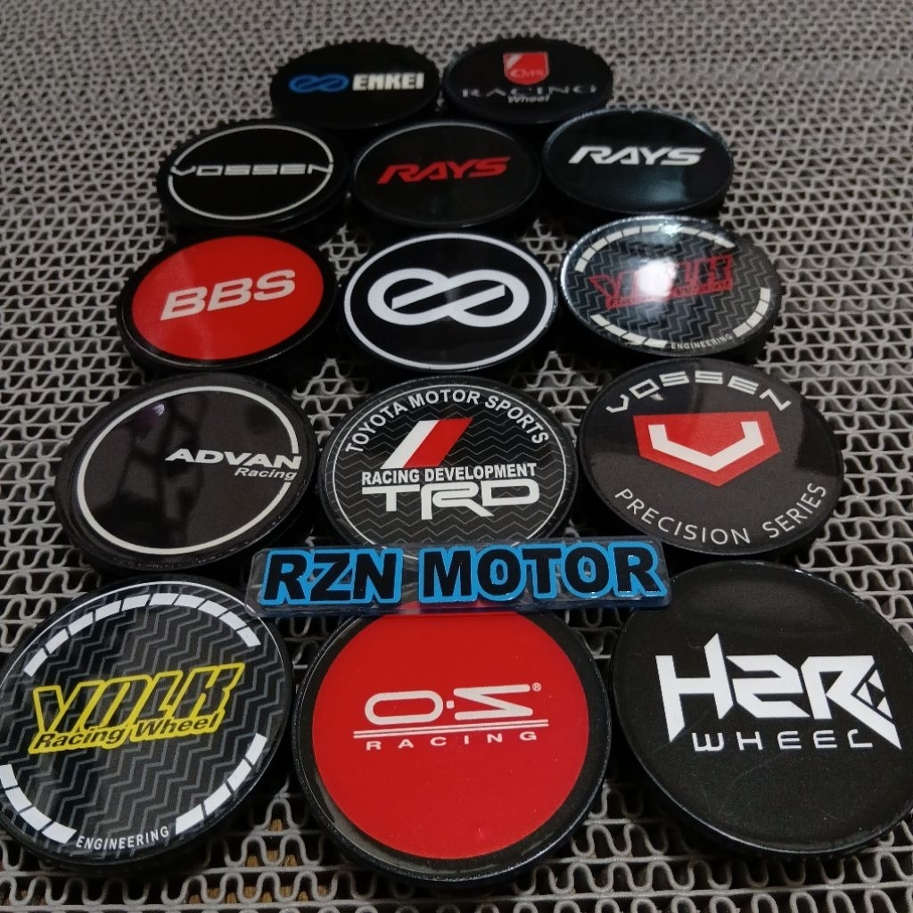 Dop roda tutup velg variasi mobil SIGRA, ALYA, CALYA, AGYA diameter 5,2 cm harga satuan