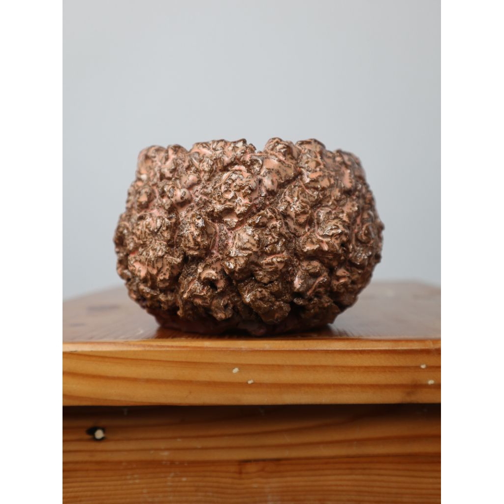 Pot Keramik Handmade 9 x 9 untuk kaktus caudex sukulen adenium tanaman gurun bonsai hiasan
