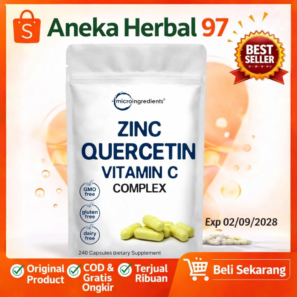 Microingredients Micro Ingredients Zinc Quercetin Complex / Advanced Quercetin / Zinc Picolinate - Z