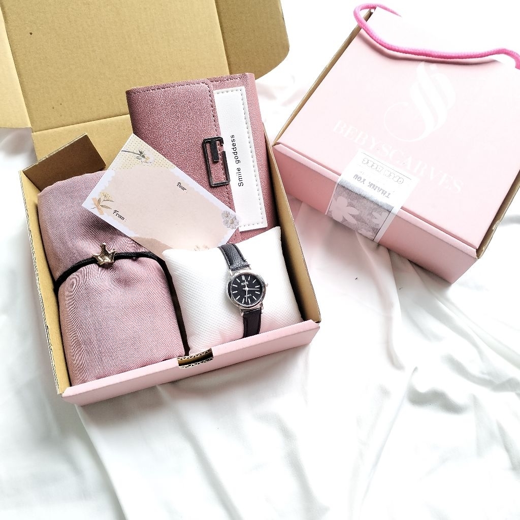 HAMPERS HIJAB PARIS JADUL//HAMPERS DOMPET//HAMPERS BOX