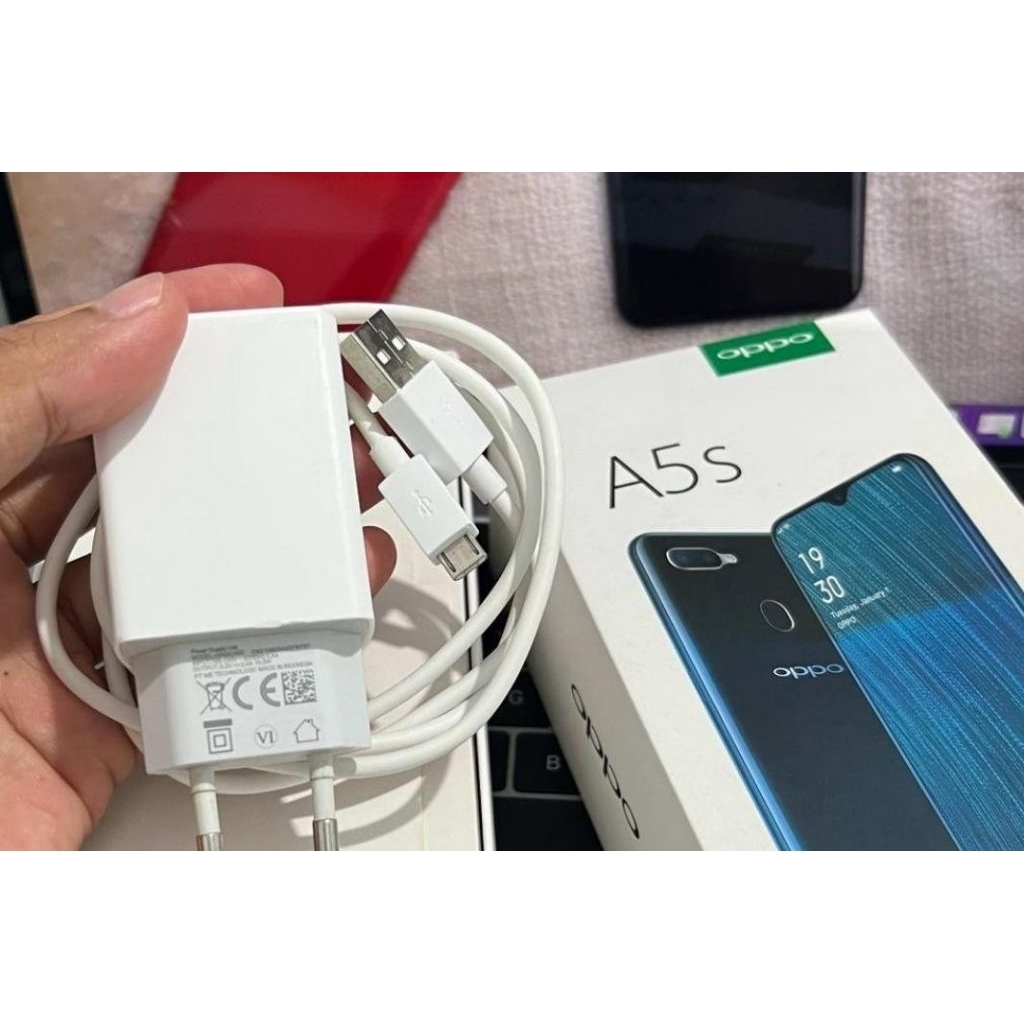 Charger asli Oppo Micro USB 2A asli bawaan hp