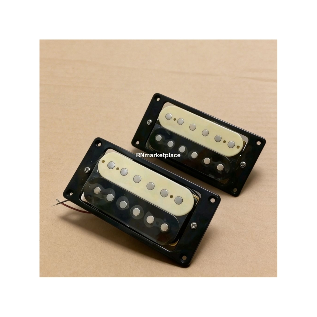 Pickup / Spul Gitar Humbucker Zebra Neck Dan Bridge Pickup