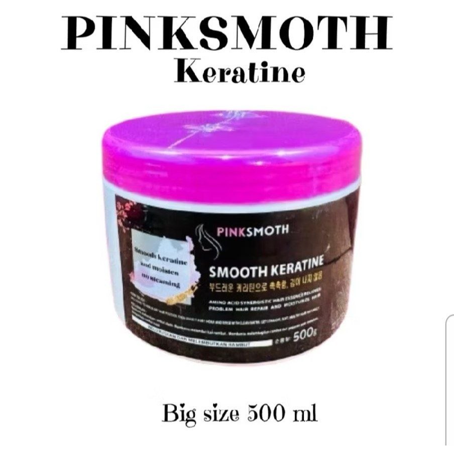 Pelurus rambut tanpa catok Smoth keratin