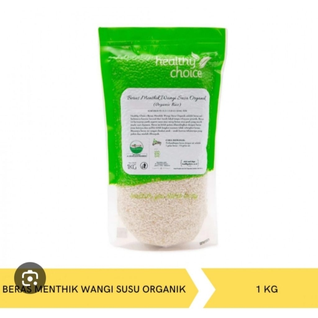 Beras mentik wangi susu organik 1kg
