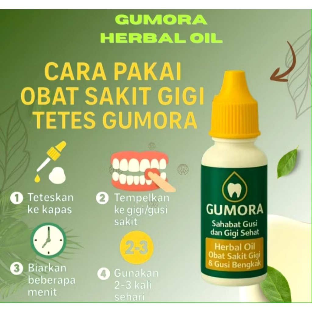GUMORA OBAT SAKIT GIGI GUSI BENGKAK AMPUH 100%
