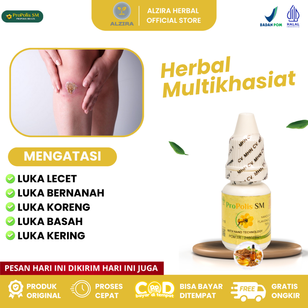 Obat Cepat Mengeringkan Luka Lecet,Mengeringkan Luka Bernanah, Luka Koreng, Luka Basah & luka Kering