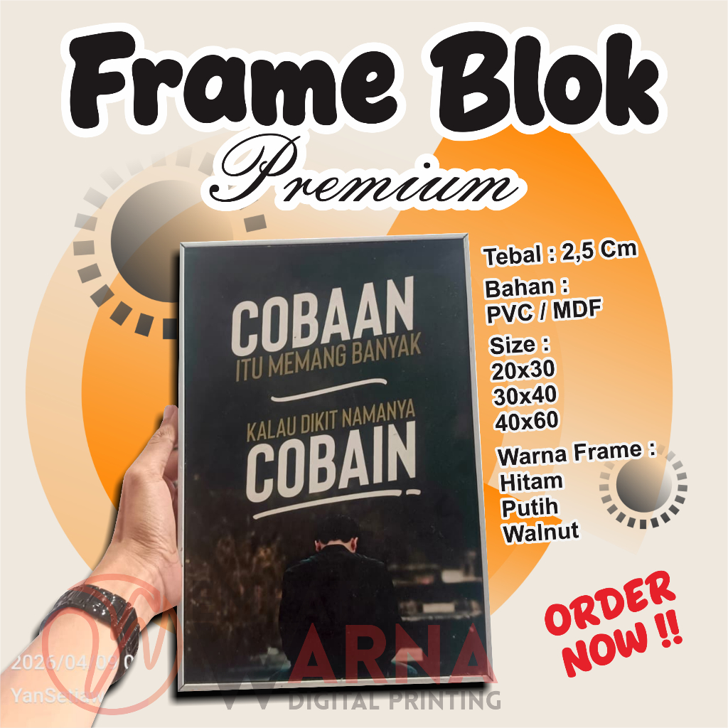 Custom Frame Blok | Frame Bingkai Foto Dinding Hiasan Dinding Dekorasi Aesthetic