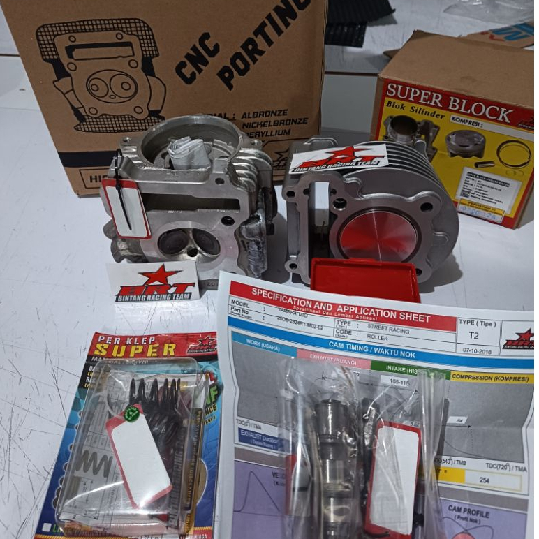 Paketan Bore Up BRT Mio Sporty(Bintang Racing Team)