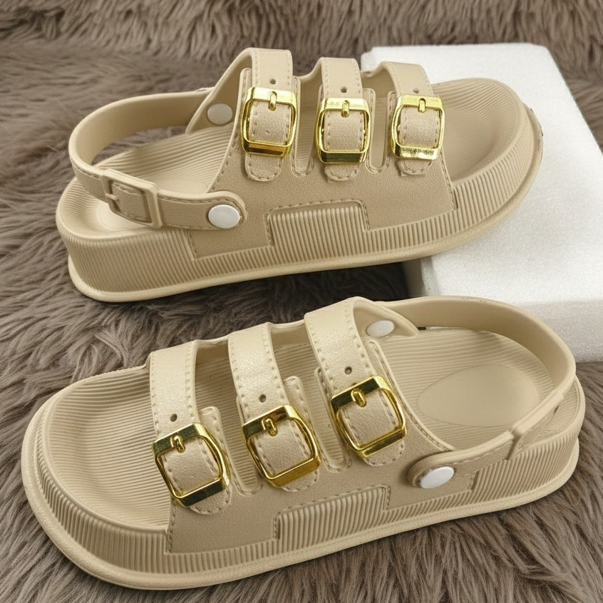 Stepon /36-41/Sepatu Sandal Wanita Sandal Wanita Korean Style Wedges Wanita Adorable Project sandal 