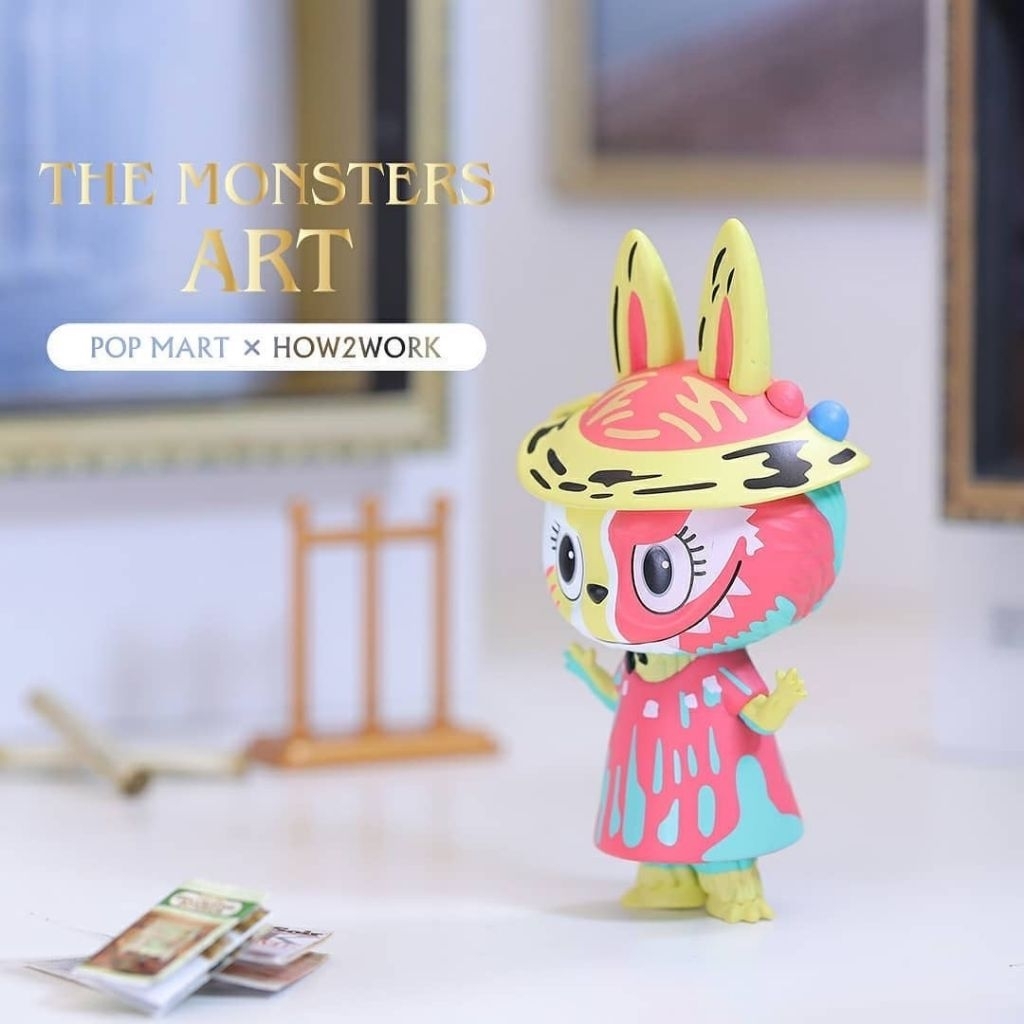 FEMME AU CHAPEAU BUSTE, LABUBU, THE MONSTERS ART SERIES, FIGURE SEGEL, ORIGINAL POP MART. READY STOC