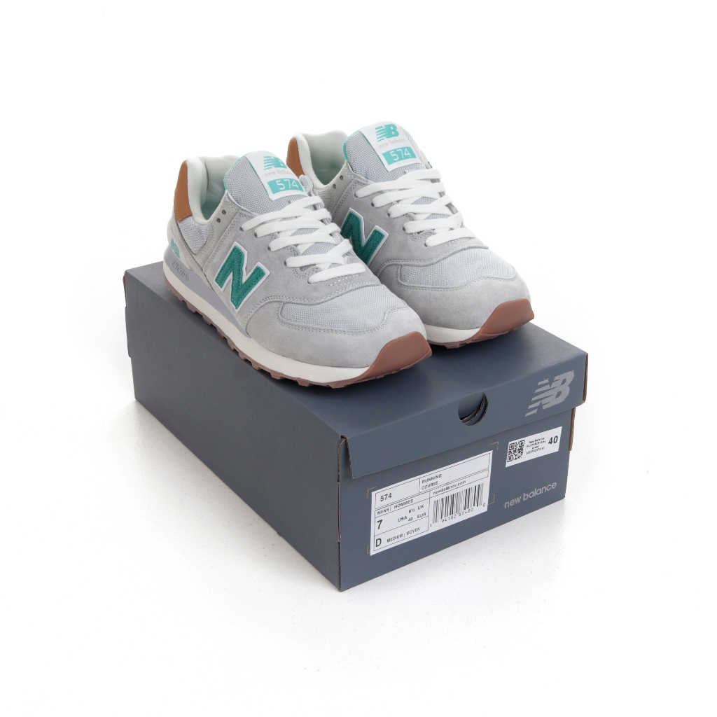 (BLMNKY) Sepatu Sneakers New Balance WL574BCB Grey Green - 574
