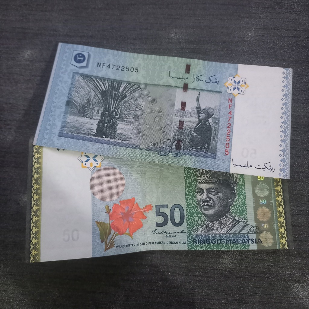 Koleksi Ringgit Malaysia pecahan 50Ringgit 100Ringgit original