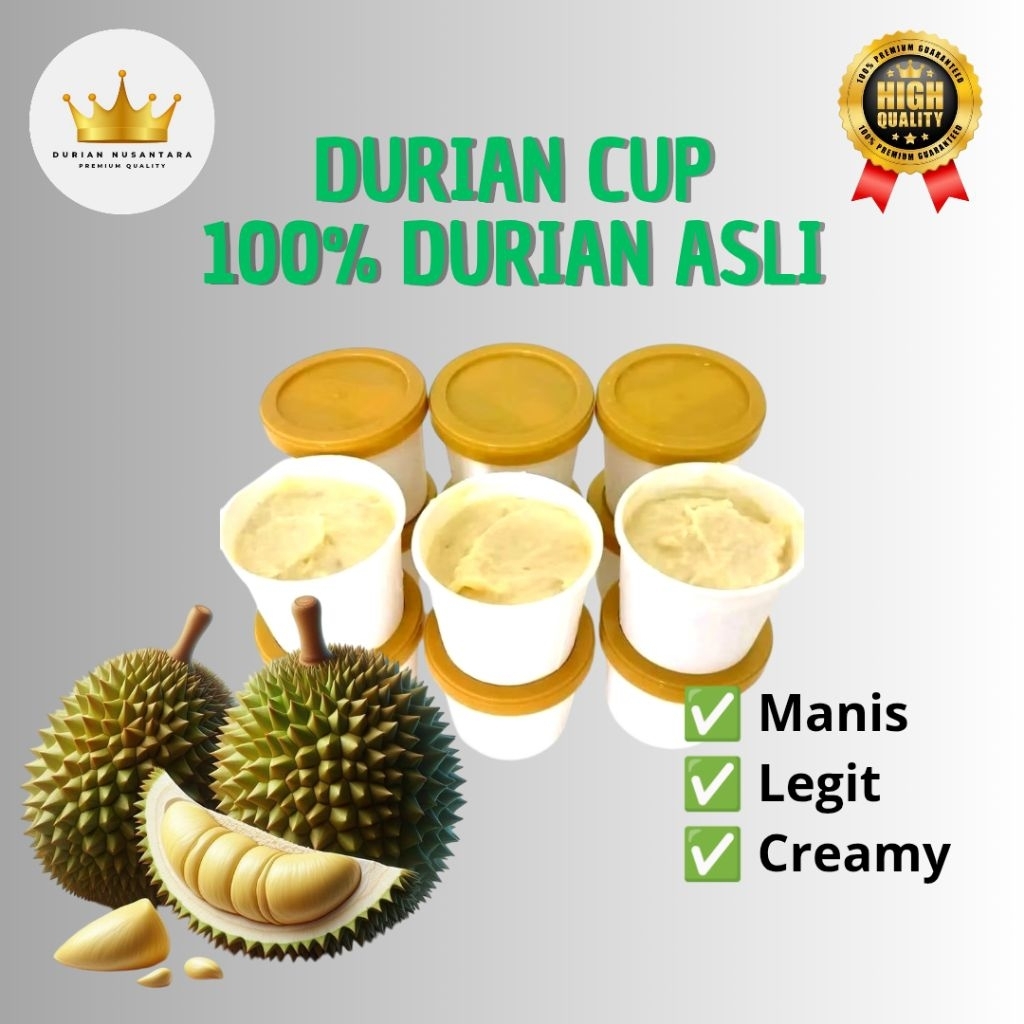 Durian Cup 100Gr Tanpa Campuran