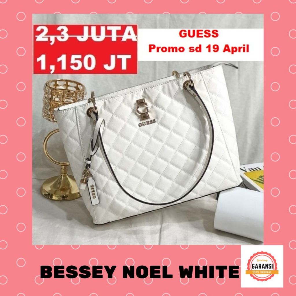 Tas Guess seri BESSEY NOEL tote bag 100% Original Store