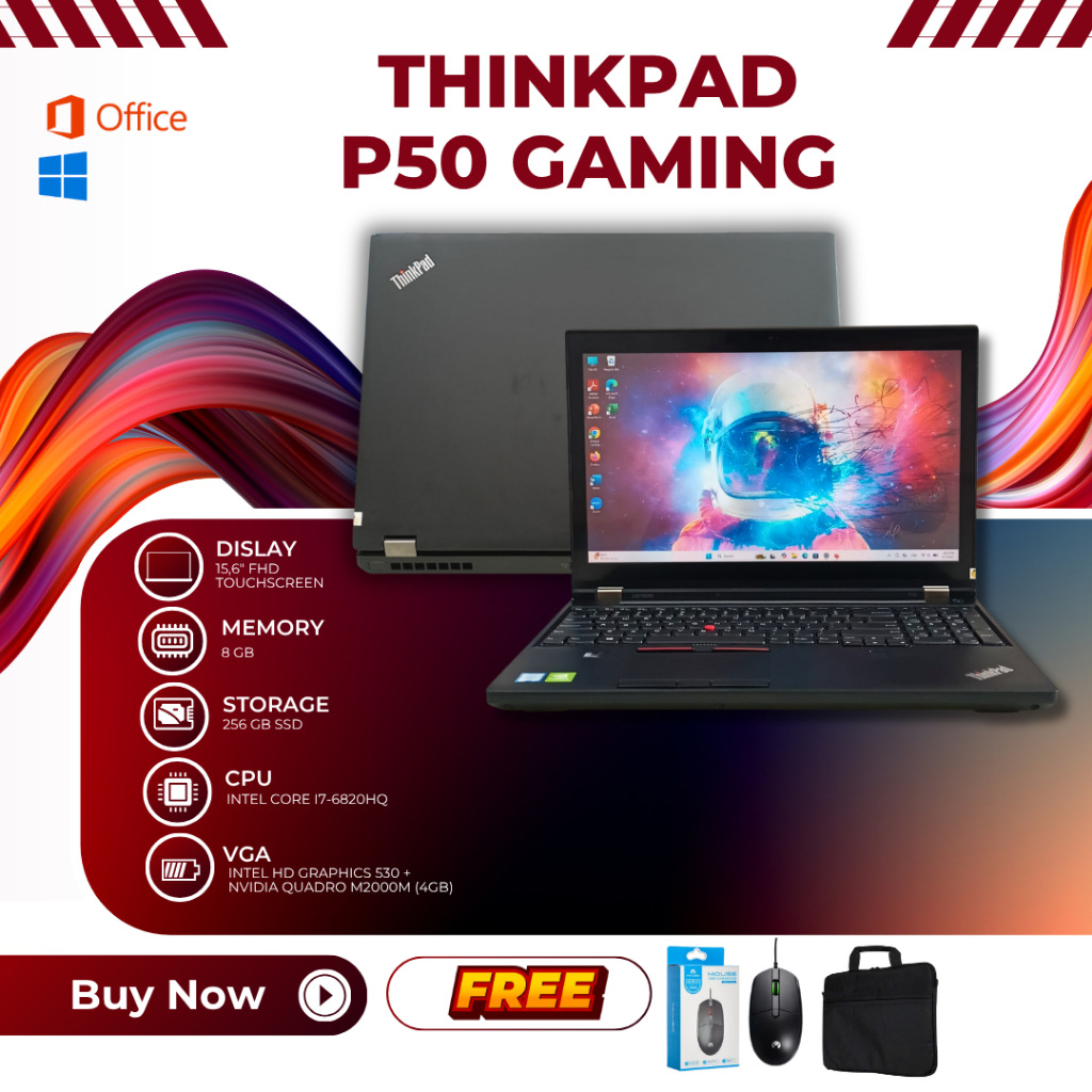 Laptop Lenovo Thinkpad P50 Intel Core i7-6820HQ Nvidia Quadro M200M