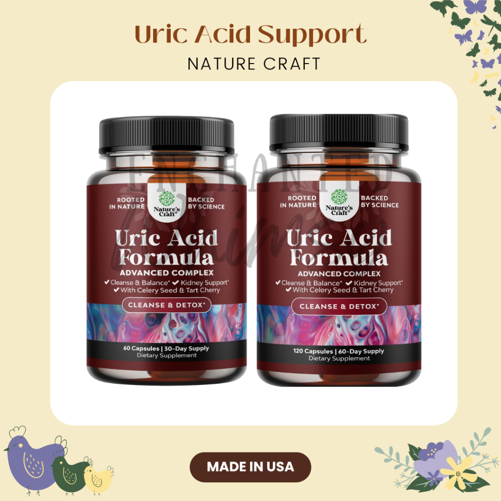 Nature Craft Uric Acid Formula support asam urat celery seed kidney cleanse ginjal nature's natures