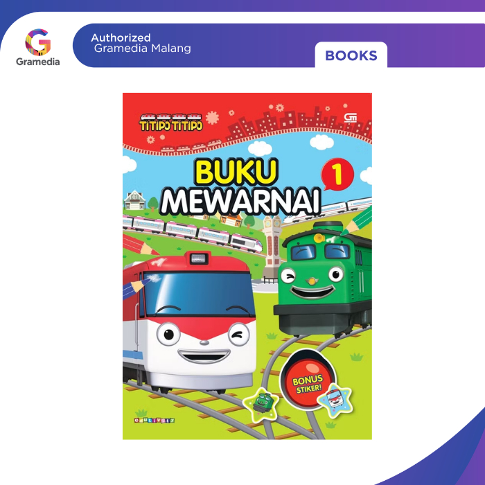 Gramedia Malang - Titipo: Buku Mewarnai 1