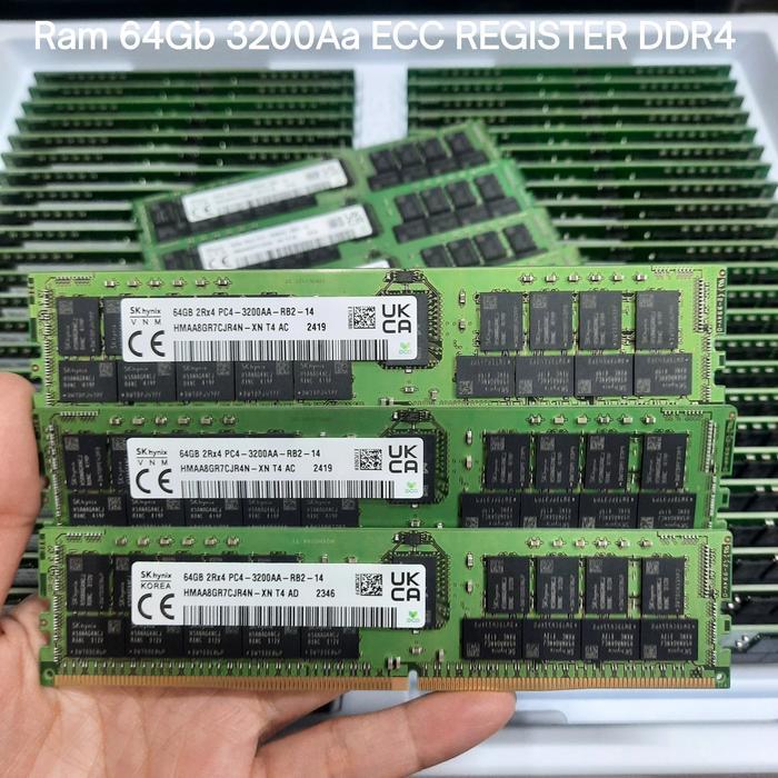 MEMORY SERVER SAMSUNG 64GB ECC REGISTER DDR4 LONGDIMM 3200 MHZ