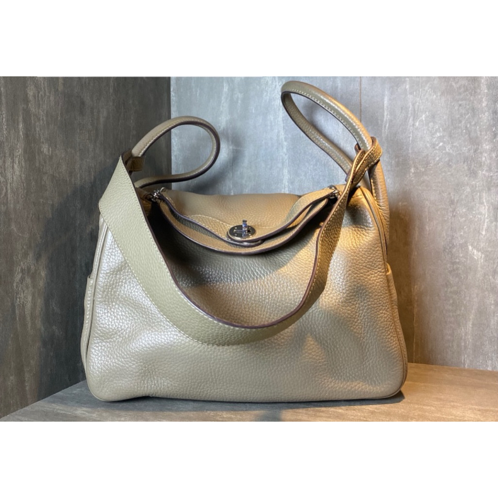 preloved herm3 LIndoi kulit asli zipper Riri