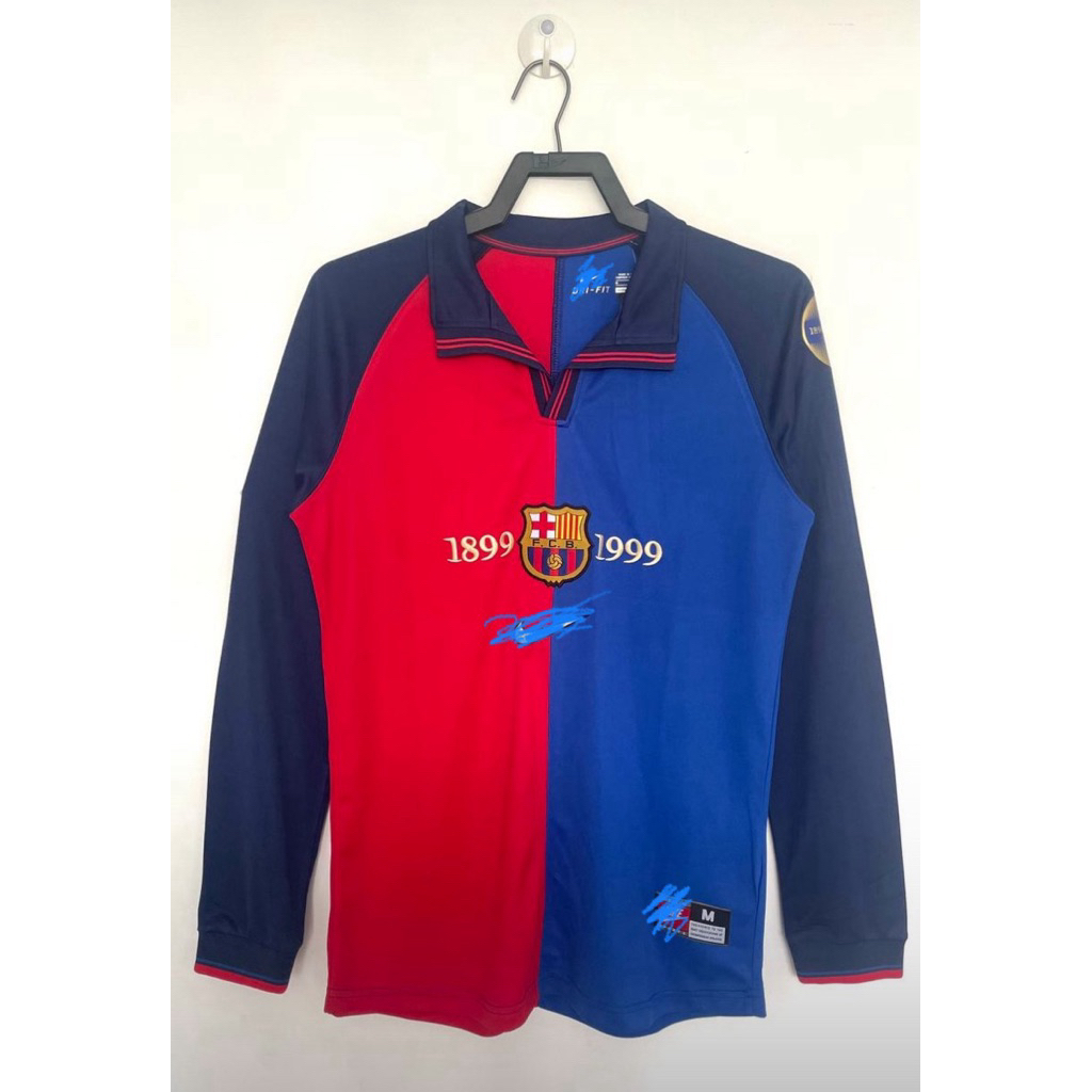 Jersey Kaos Baju Bola Barca Barce Barcelona Barka Home Away 3rd Third Retro Klasik Classic Jadul Law