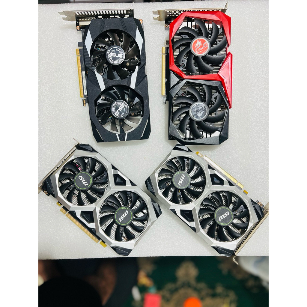 VGA GTX 1650 4GB ASUS, COLORFUL & MSI SECOND