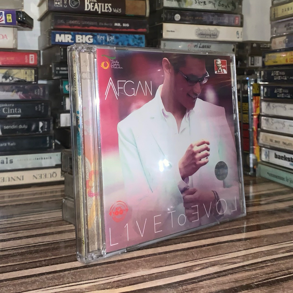 Disc/Cd Afgan - Live To Love (Segel Original Kfc)