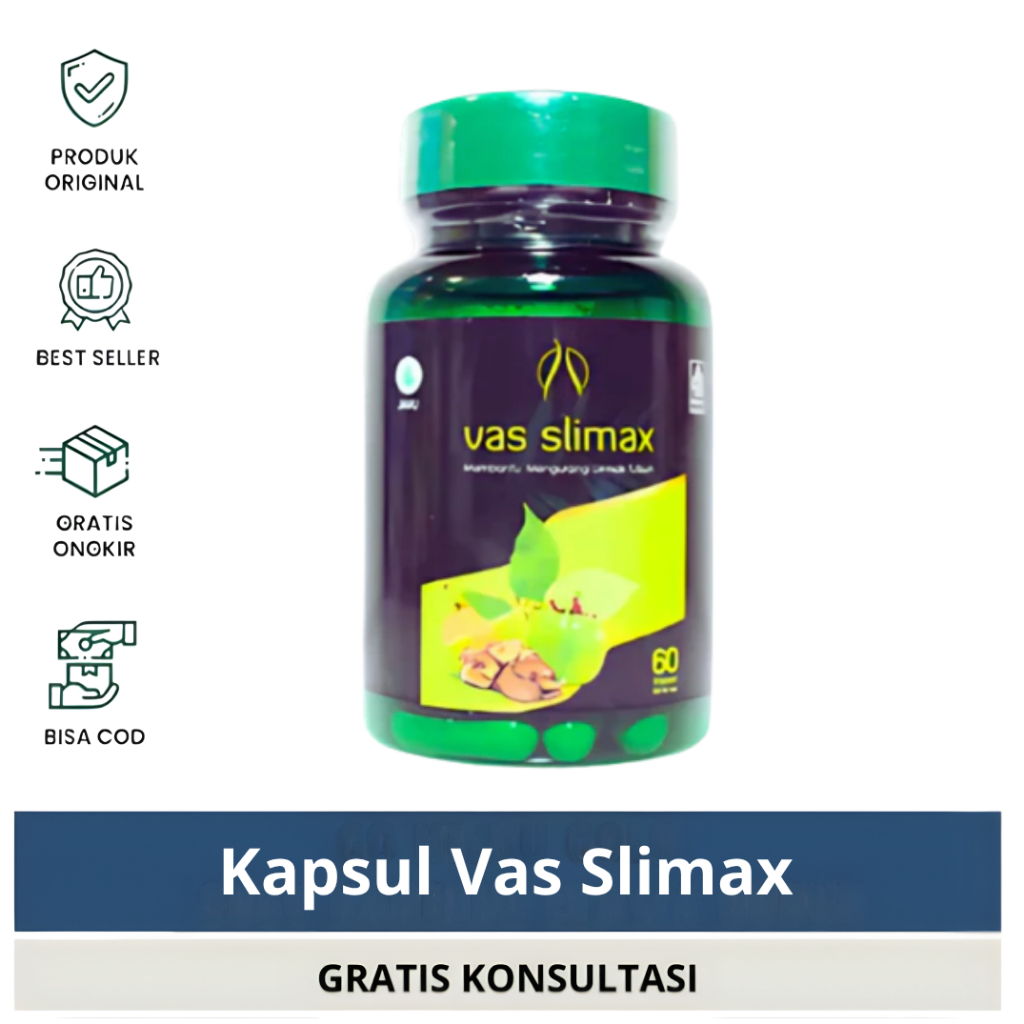 Supplement Diet Herbal Diet Langsing Slim Slimfit | Vasslimax El Medinah Isi 60 Kapsul BPOM