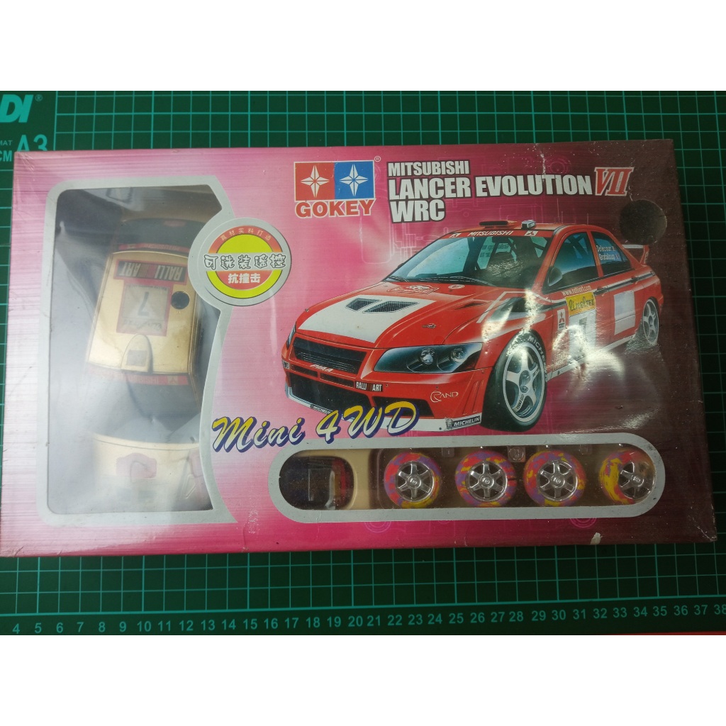 Mini 4wd Gokey TR1 Lancer Evo WRC