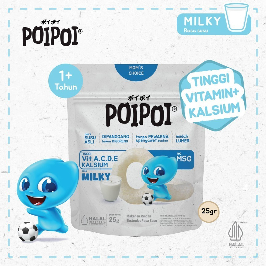 POIPOI Snack Sehat Anak 25gr Tanpa MSG - Camilan Praktis Anak