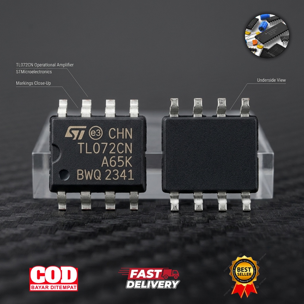 IC TL072 TL 072 TL072CN TL 072CN / Integrated Circuit (IC)