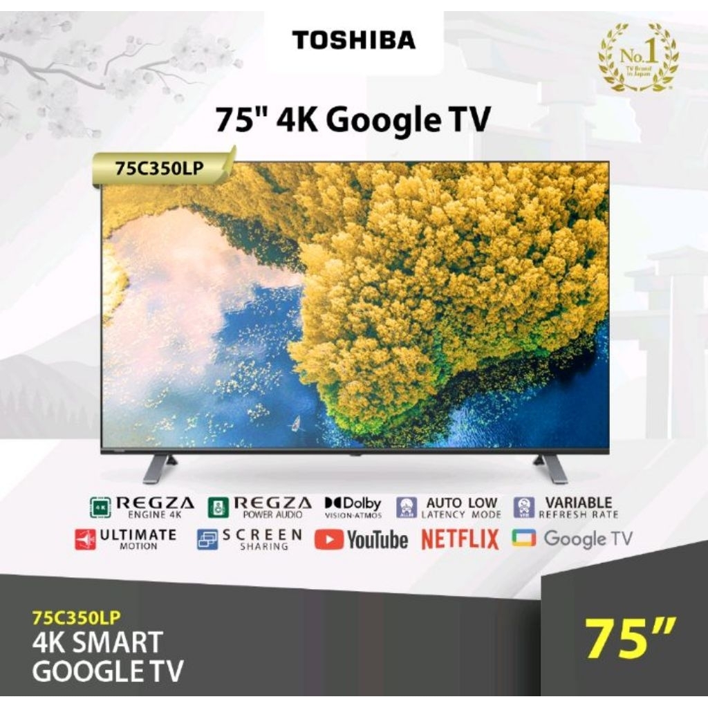 Toshiba Tv Android 75 Inci 75C350LP