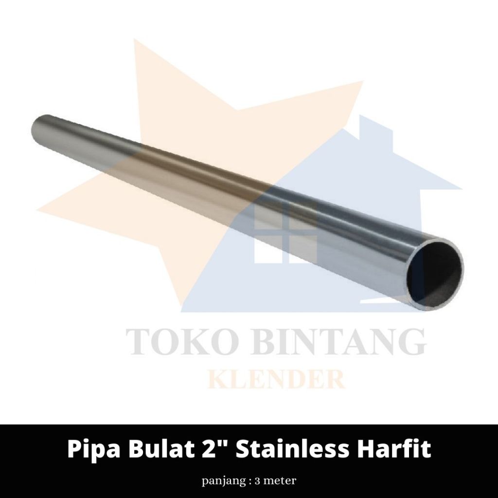Pipa Bulat 2 Inch Stainless Harfit