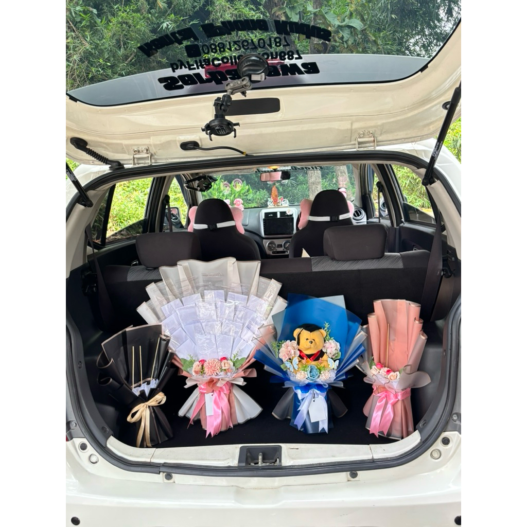 Buket kerangka uang || Buket slot || Buket wisuda || Buket boneka