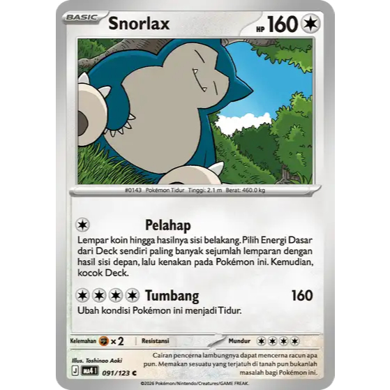Snorlax - MA4 - Kartu Pokemon Indonesia