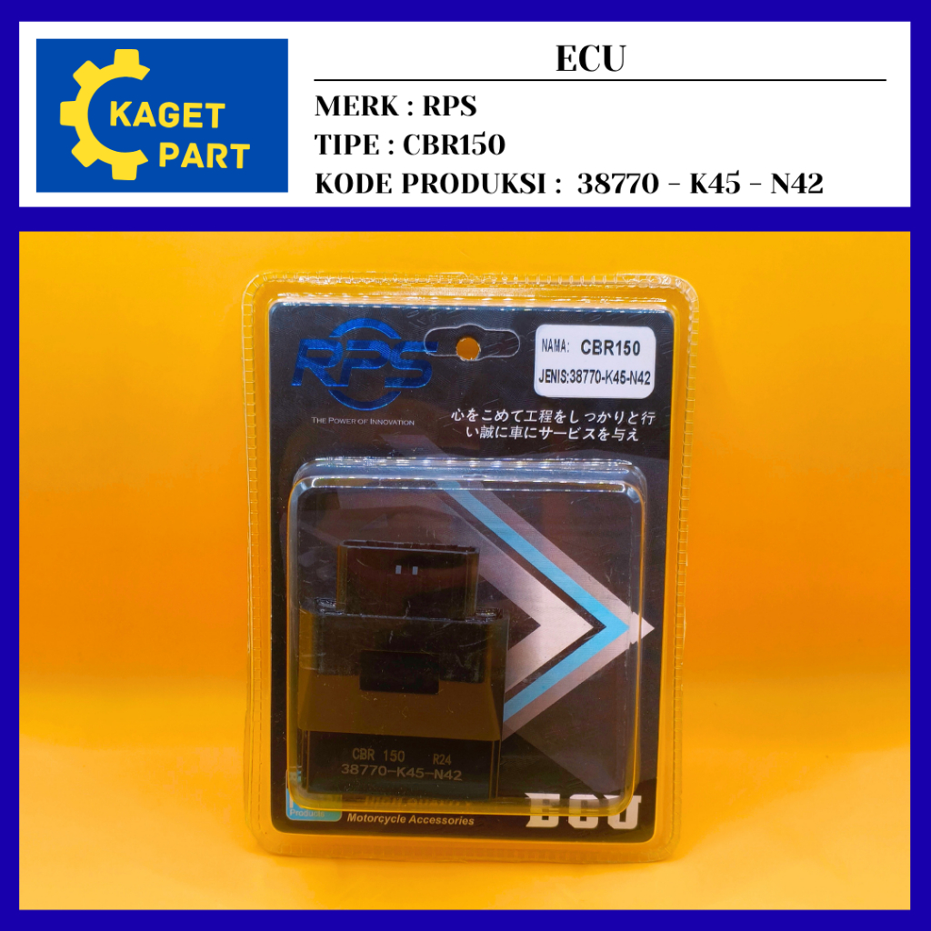 ECU MERK RPS TIPE CBR150 ( 38770 - K45 - N42 )