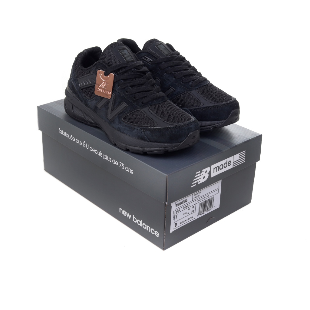 (SLKCK) Sepatu Sneakers New Balance M990BB5 V5 Triple Black - NB 990