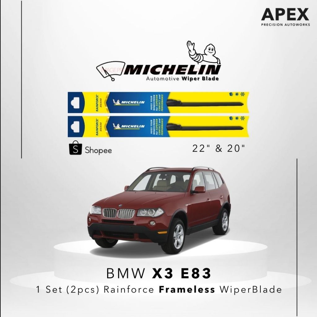 MICHELIN FRAMELESS WIPER GF63 FOR BMW X3 E83