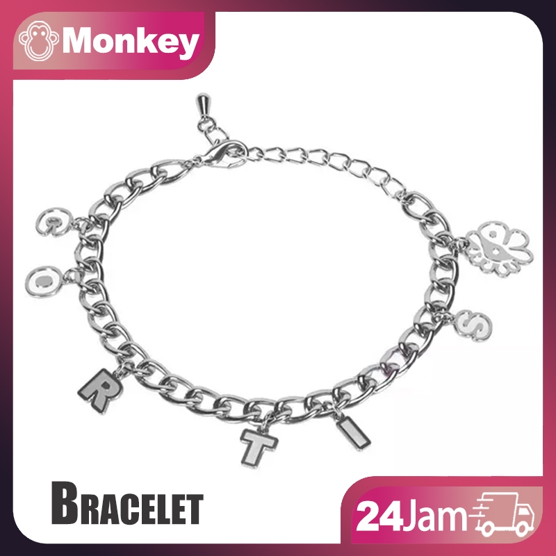 Gelang CORTIS Chain - Fanmade Aksesoris Kpopers Korea Stainless Steel Anti Karat - Cortis Bracelet