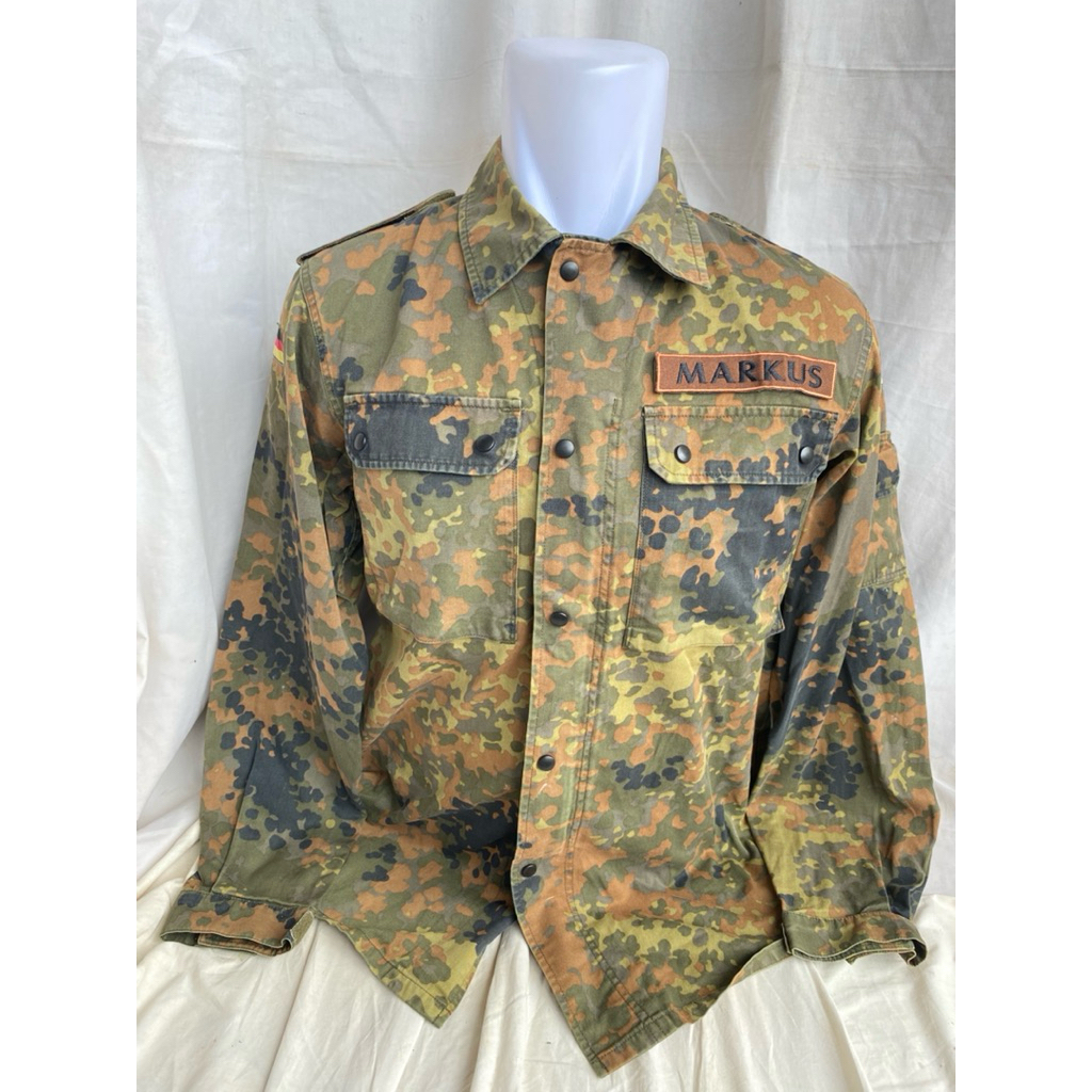 Kemeja BDU Camo Loreng Flecktarn Tentara Jerman Army Original (36)