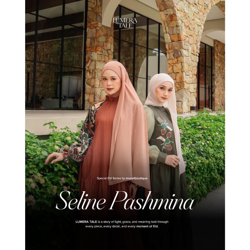 Monel - Hijab Pashmina instan - Seline Pashimna