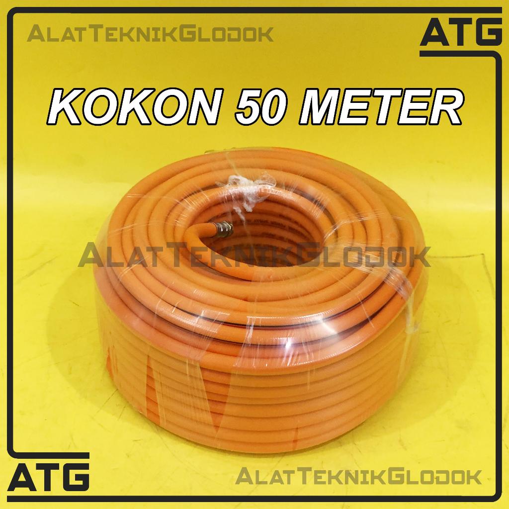 Selang steam 50 meter cuci mobil motor & siram tanaman