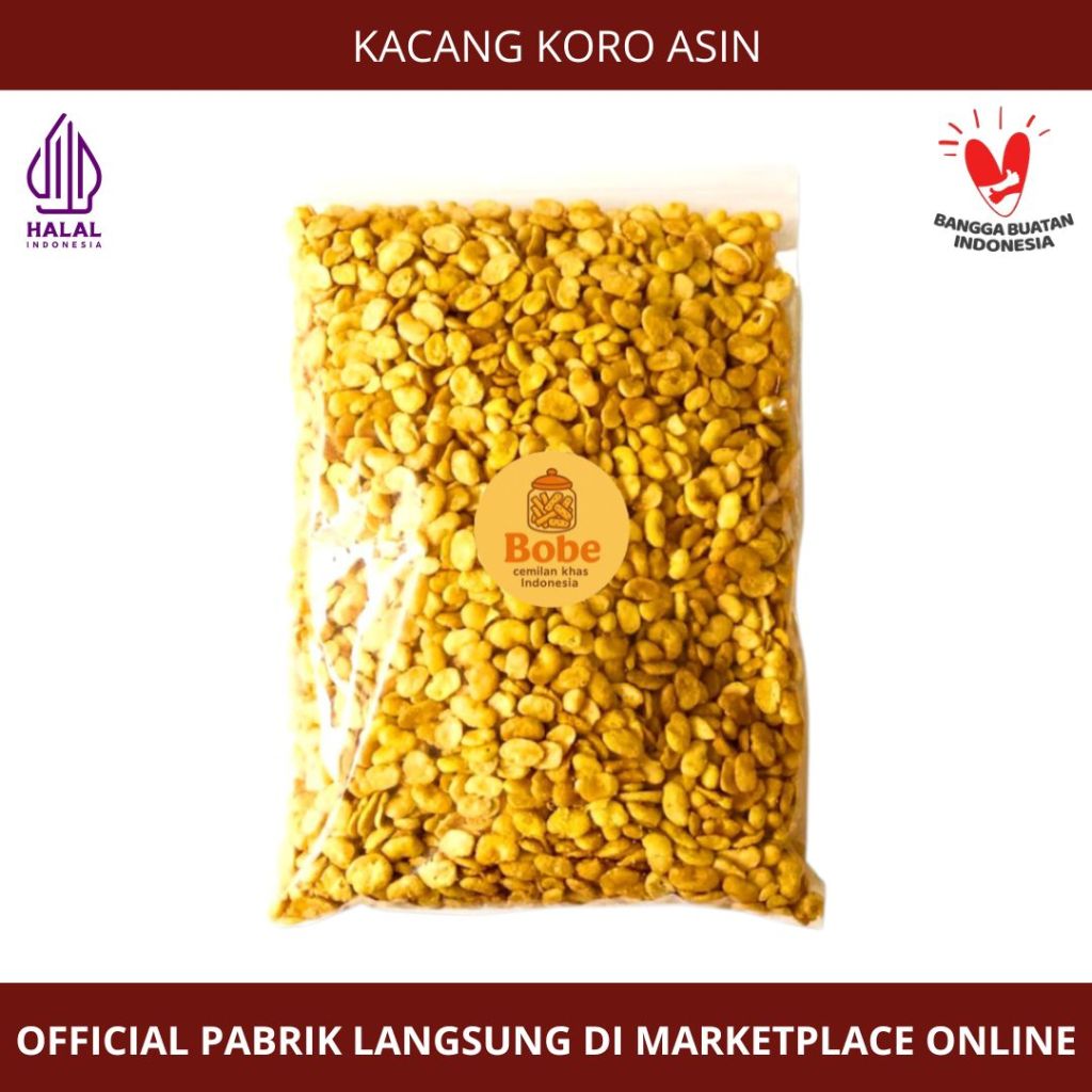 [Toko Kue Bobe] - Kacang Koro Asin - Snack Kiloan