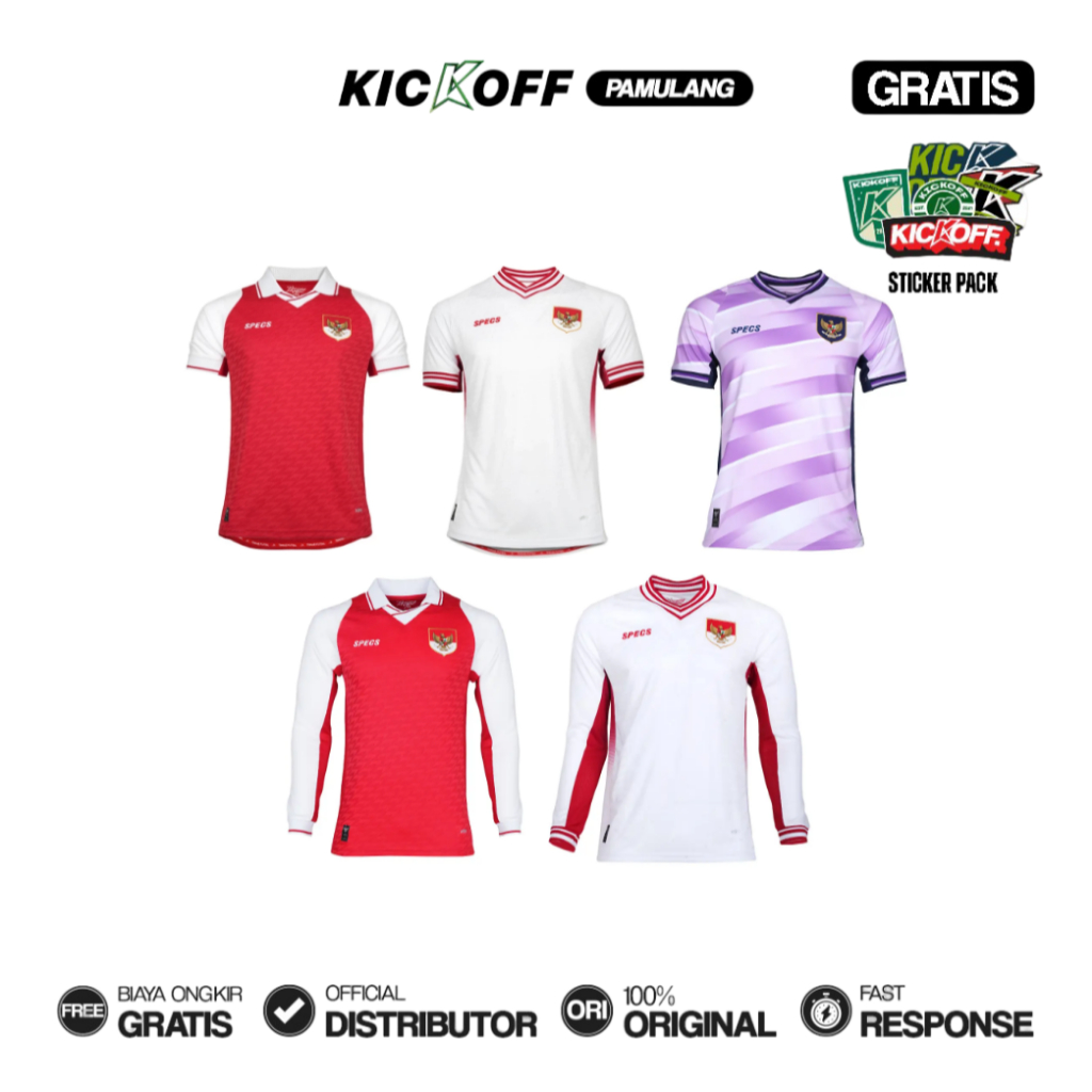 JERSEY TIMNAS FUTSAL SPECS TIMNAS FUTSAL HOME/AWAY/GK AWAY JSY 25