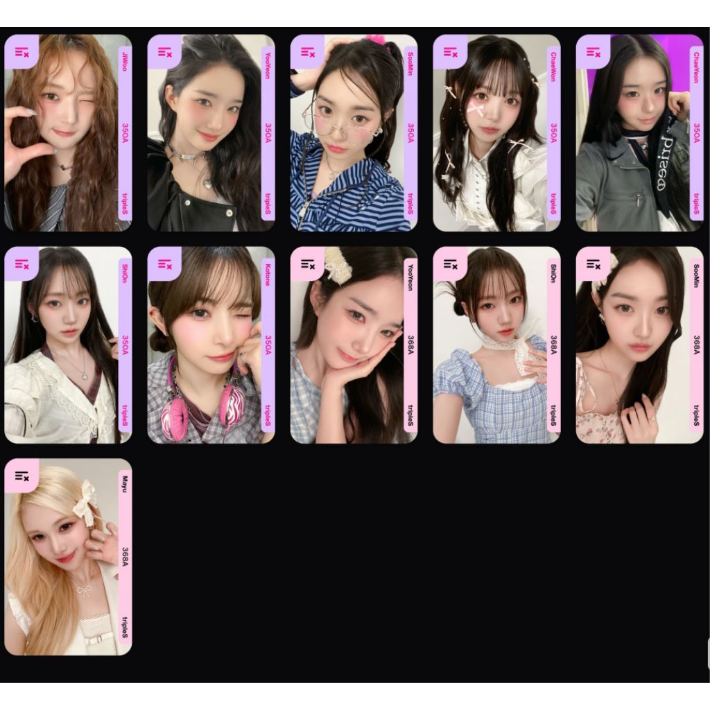 Photocard Fisik Objekt TripleS