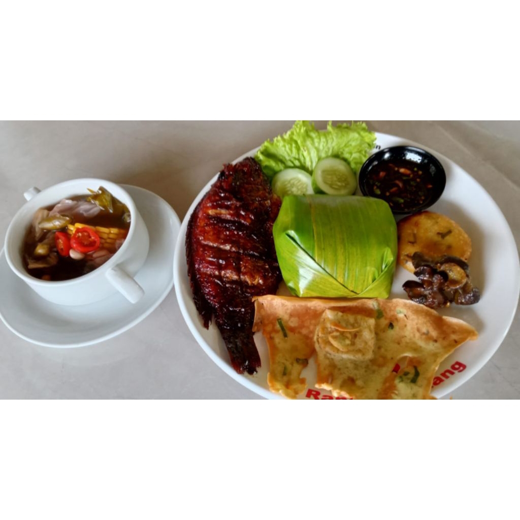 NASI TIMBEL IKAN FRESH KOMPLIT