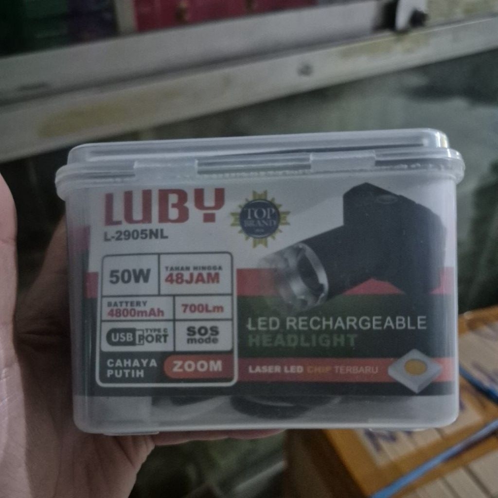 senter kepala luby zoom 50 watt