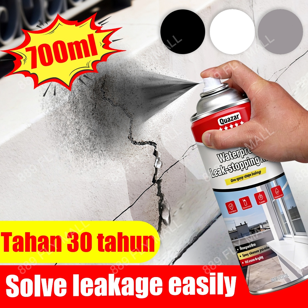 aqua spray anti bocor waterproof sealent anti bocor atap rumah penambal bocor dan rembesan semprotan