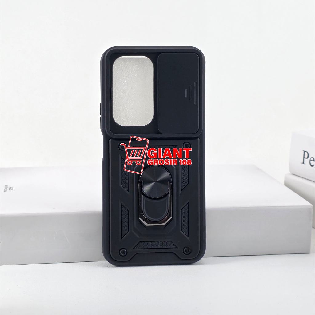 REALME C85 CASE TRANSFORMER BLACK SLIDE 2 IN 1 CASE ROBOT REALME C85
