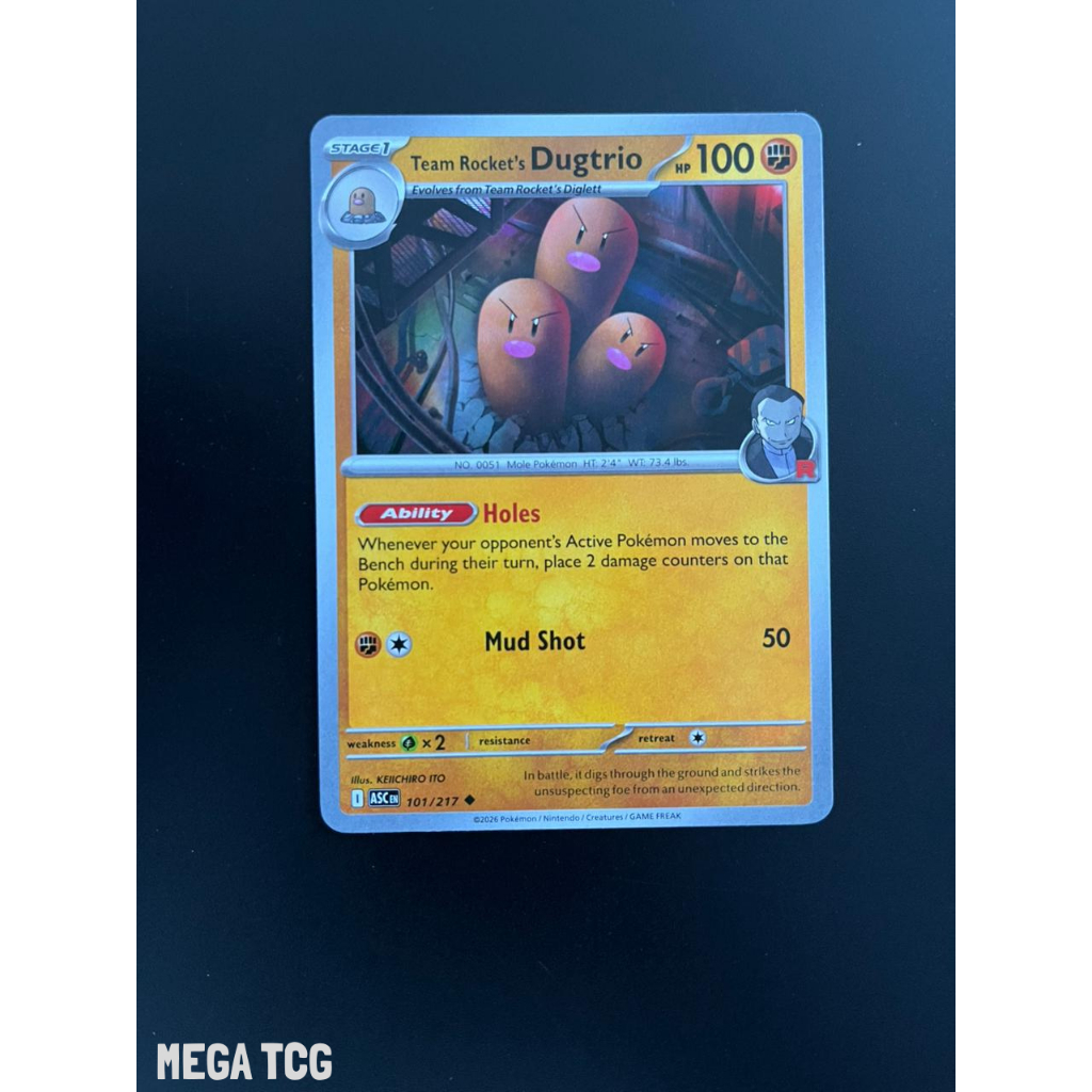 Dugtrio - ASC - Kartu Pokemon English
